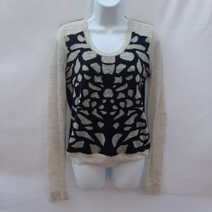 DIANE VON FURSTENBERG Feronia Animal Print Sweater